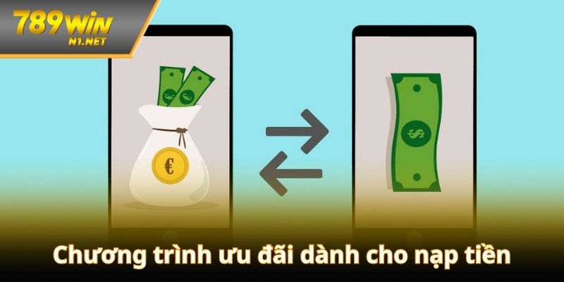 Thông tin một vài chương trình ưu đãi dành cho nạp tiền 789WIN